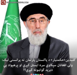 د حکمتیار پرانستى ليك د پاكستان پارلمان او سیاسی رهبرانو ته